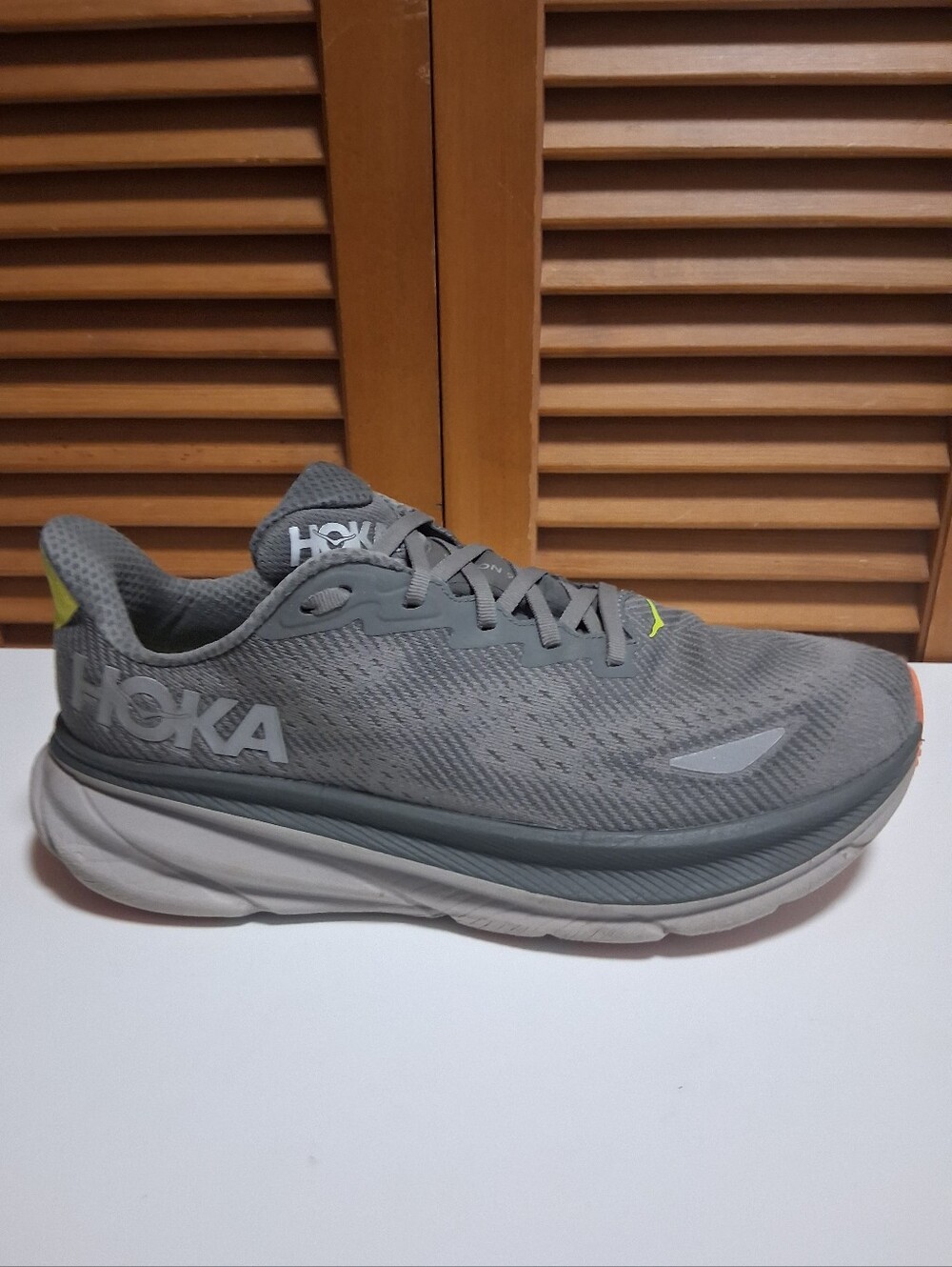 Hoka Clifton 9 GTX Men's Running Shoe Asphalt Grey/ Gravel * Size: 11.5D